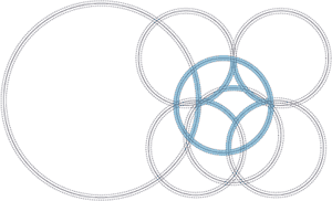 ロゴを構成する7つの輪